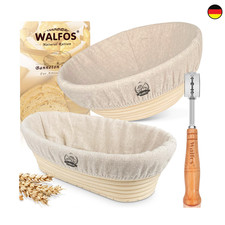 Rattan Gärkorb Set 2er