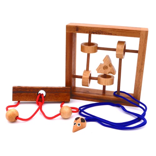 Seilpuzzle set mit - seilpuzzle-set,
