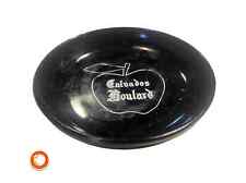 1960er Calvados Boulard  Werbe-Aschenbecher Glas Sammler-Aschenbecher schwarz