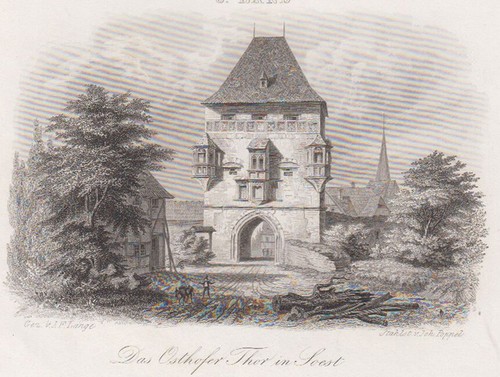 Soest original stahlstich - soest,