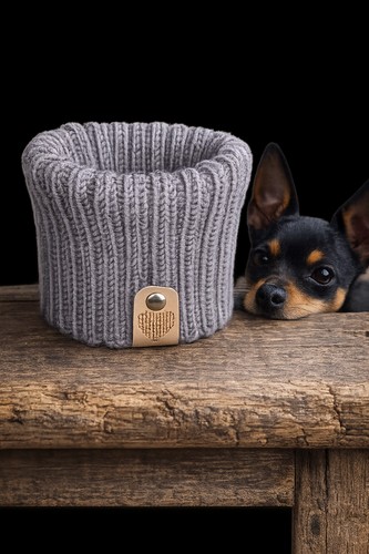 Handgestrickter hunde ku - ,
