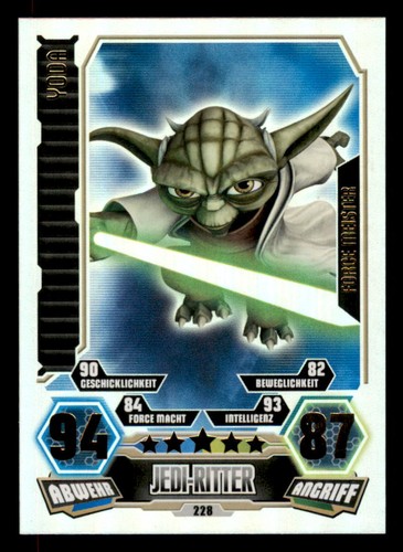 Yoda star wars force attax - star,