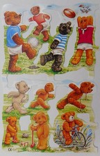 Glanzbilder sport teddy bär - glanzbilder,