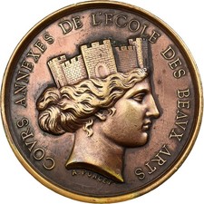 Frankreich, Medaille, Ecole