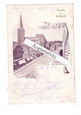 AK Gruss aus Uelzen , Straßenansicht, 1909