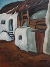 Tiroler Gebäude, Gemälde von