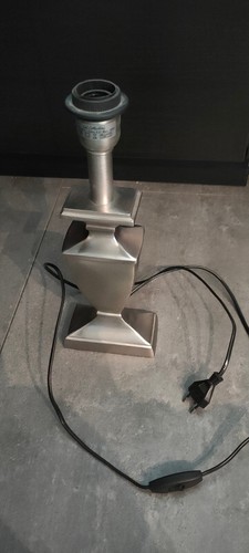 Lampenfuß metall silber - lampenfuß,, metall,