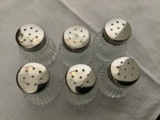 Vintage Salzstreuer  Klassiker , Glas, WMF, 6 Stück