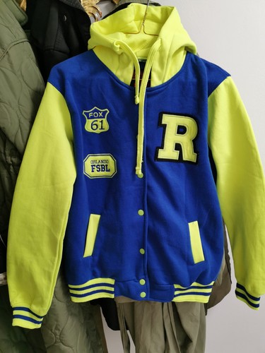 Neon farben varsity jacke - neon,