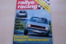 1) Rallye Racing 10/1976 - VW Golf I GTI mit 110PS b - VW Golf I Oettinger mit 1