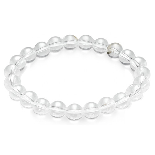 Bergkristall kugelarmband 8 - kugelarmband,