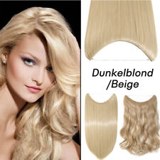 Unsichtbar Wire Extension Dick Haarteil mit Gummiband Haarverlängerung Stirnband