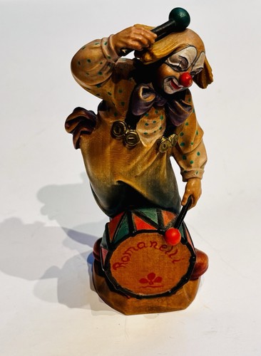 Handarbeit holzfigur clown - handarbeit,