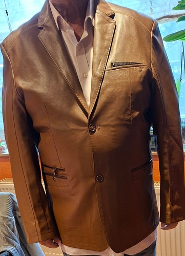 Blazer kunstleder 4xl - blazer,