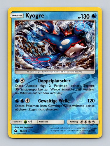 Tcg pokemon karte kyogre - karte,