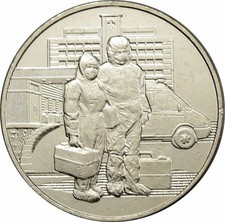 25 Rubel 2020 - Russland - Selbstlose Arbeit von Gesundheitshelfern