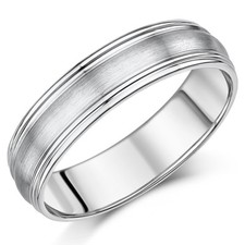 6 mm Palladium matt mittig und