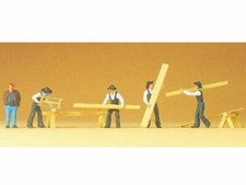 Preiser 10376 Zimmerleute 5