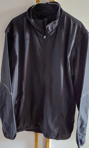 Laufjacke schwarz mit - schwarz, xl