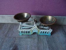 antike Waage Küchenwaage Blech Kaufmannsladen Puppenhaus