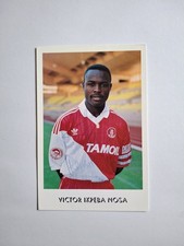 Autogrammkarte handsigniert Victor Ikpeba NIGERIA  WM-Teilnehmer 1994 und 1998