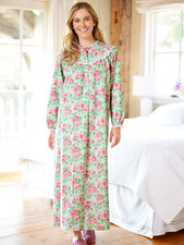 Lanz Nantucket Rose Cotton