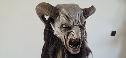 Holzmaske krampusmaske - holzmaske,