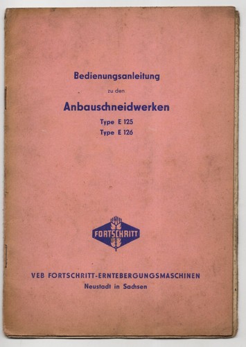 Operating instructions mounted