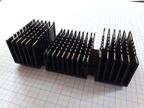 Alu kühlkörper 125mm x - alu,