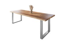 Esstisch Baumkante massiv