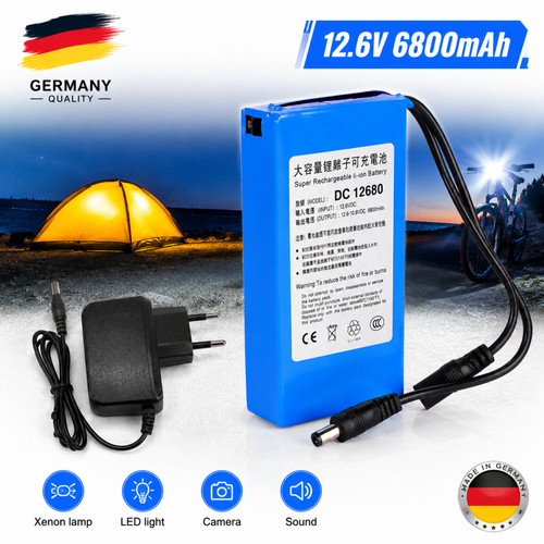 Tragbarer akku 6800mah - tragbarer, 12,6v