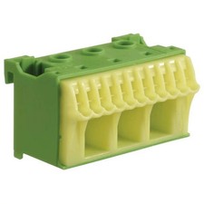 Hager KN14E PE-Klemme Anschlussklemme Erdungsklemme Mehrfarbig 20 STÜCK