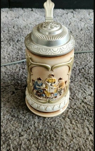 Bierkrug mit weizen - bierkrug, weizen/