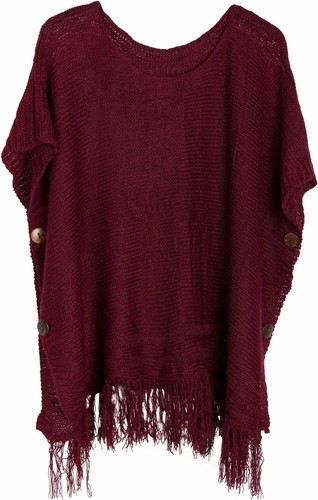 Strick poncho mit ärmeln - Ärmeln, &