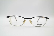 Vintage Mexx 5115 516 Schwarz Silber Braun Oval Brille Brillengestell NOS