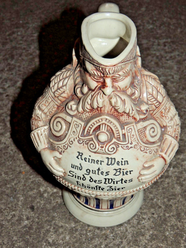 Bartmann relief steingut - relief,