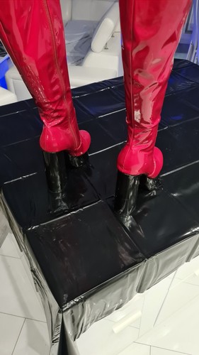 Lackstiefel rot - lackstiefel,