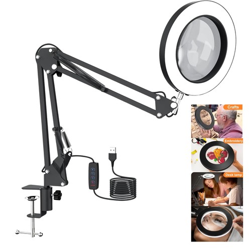 Led lupenleuchte tischklemme - lupenleuchte,