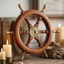 24 Zoll Vintage Holz Schiff