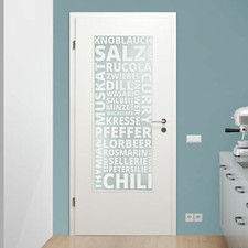 Verglasung Glaseinsatz für Holztür 154-1-S-LA Satinatoglas Dekor "Spices"
