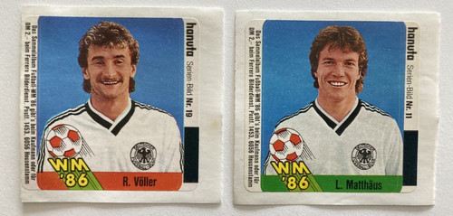 Hanuta sammelbilder wm86 rudi - hanuta,
