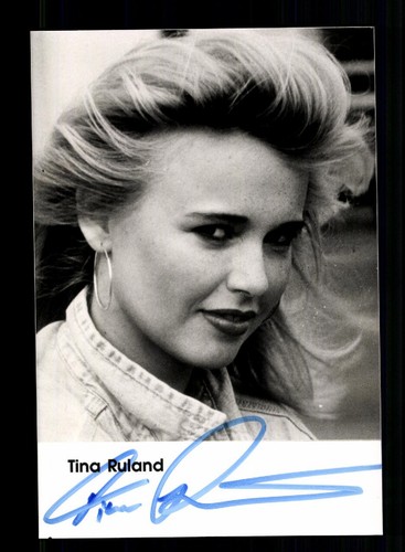 Tina ruland autogrammkarte - ruland,