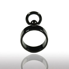 BDSM Schwarz Finger Ring der O