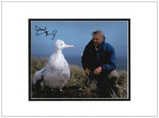 David Attenborough Autogramm signed Foto