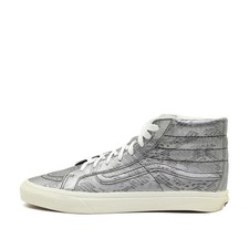 VANS Herren Sk8-Hi Sneaker Grau/Silber Synthetik Limitierte Edition EU 43