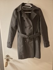 Schwarzer Trenchcoat von Hallhuber in Größe 36