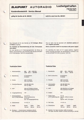 Service manual anleitung - service, für