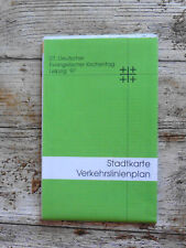 Stadtplan LEIPZIG   27. Kirchentag 1997  Sehr guter Zustand