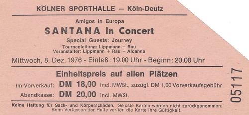 Santana journey sporthalle - santana,