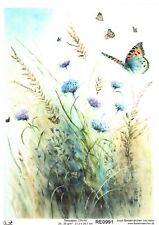 Reispapier A4 Strohseide Gras